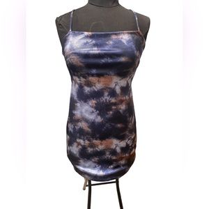 Urban outfitters tie dye body con dress